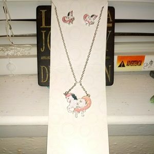 My Little Pony Set Necklace & Earnings